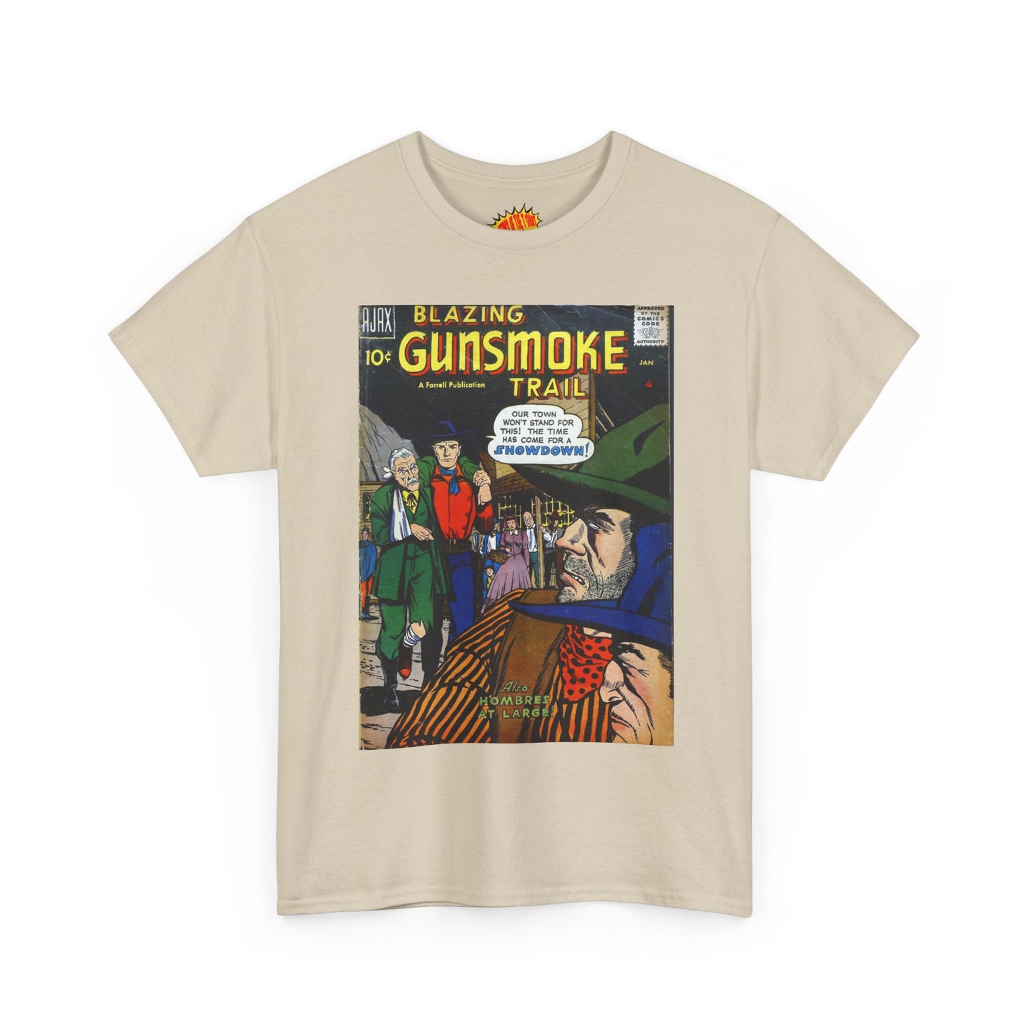 Gunsmoke Trail January Comic Tee Shirt *Multiple Colors*