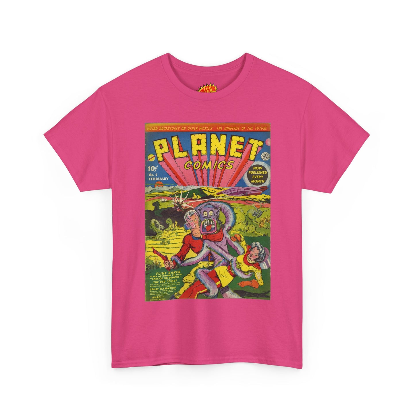 Planet Comics #2 - Heavy Cotton Tee *Light Colors*