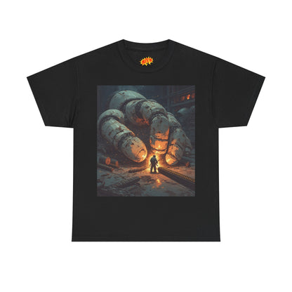 Anime Factory Welder w/Giant Robot Mech Hand T-Shirt