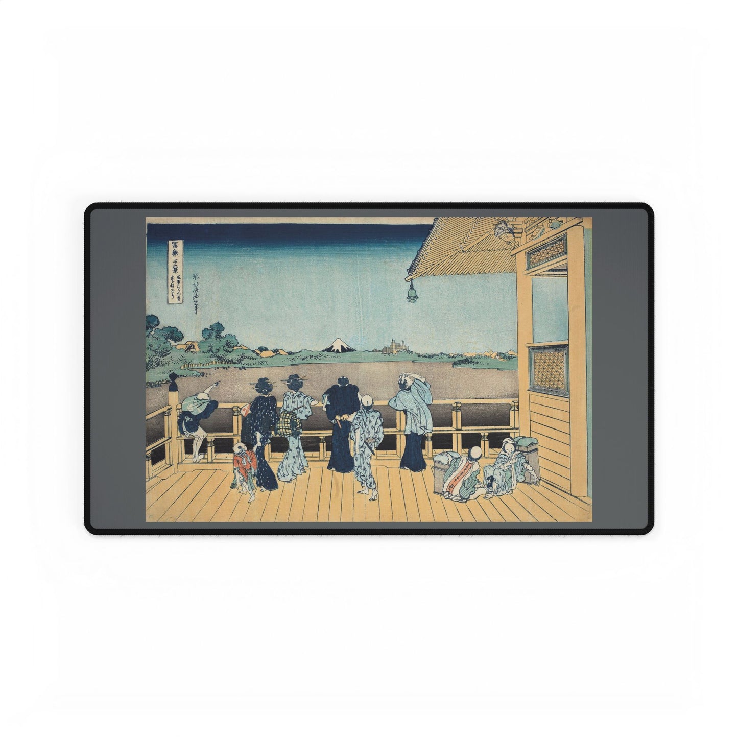 The Sazai Hall by Hokusai Desk Mat/Mousepad