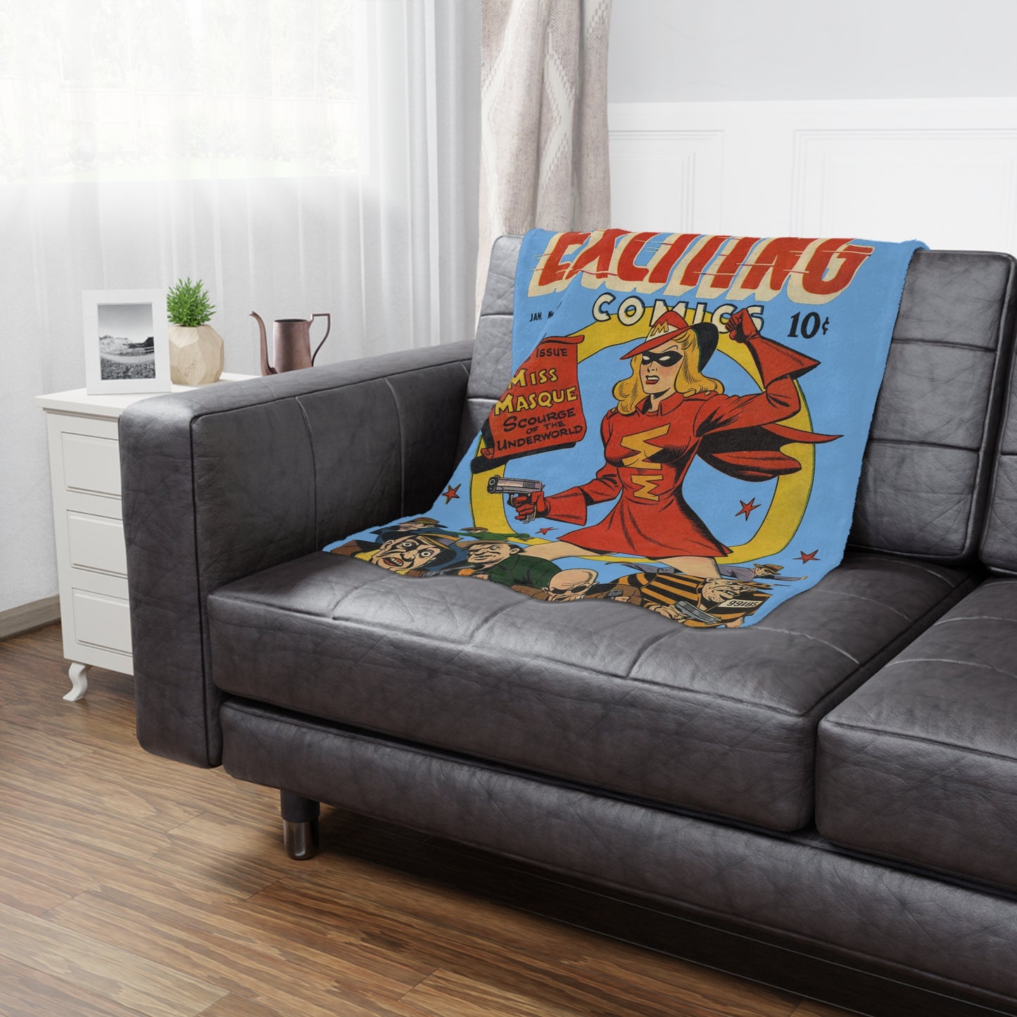 Exciting Comics #53 feat. Miss Masque Microfiber Blanket