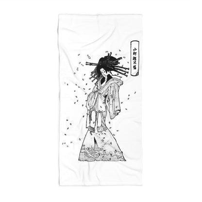 Spirit of the Komachi Cherry Tree Beach Towel