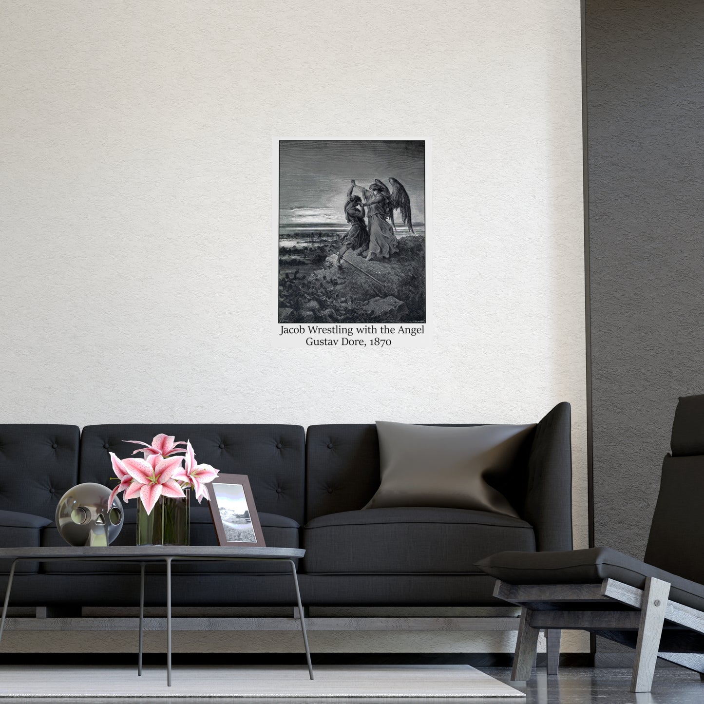 Jacob Wrestling with the Angel - Gustav Dore, 1870