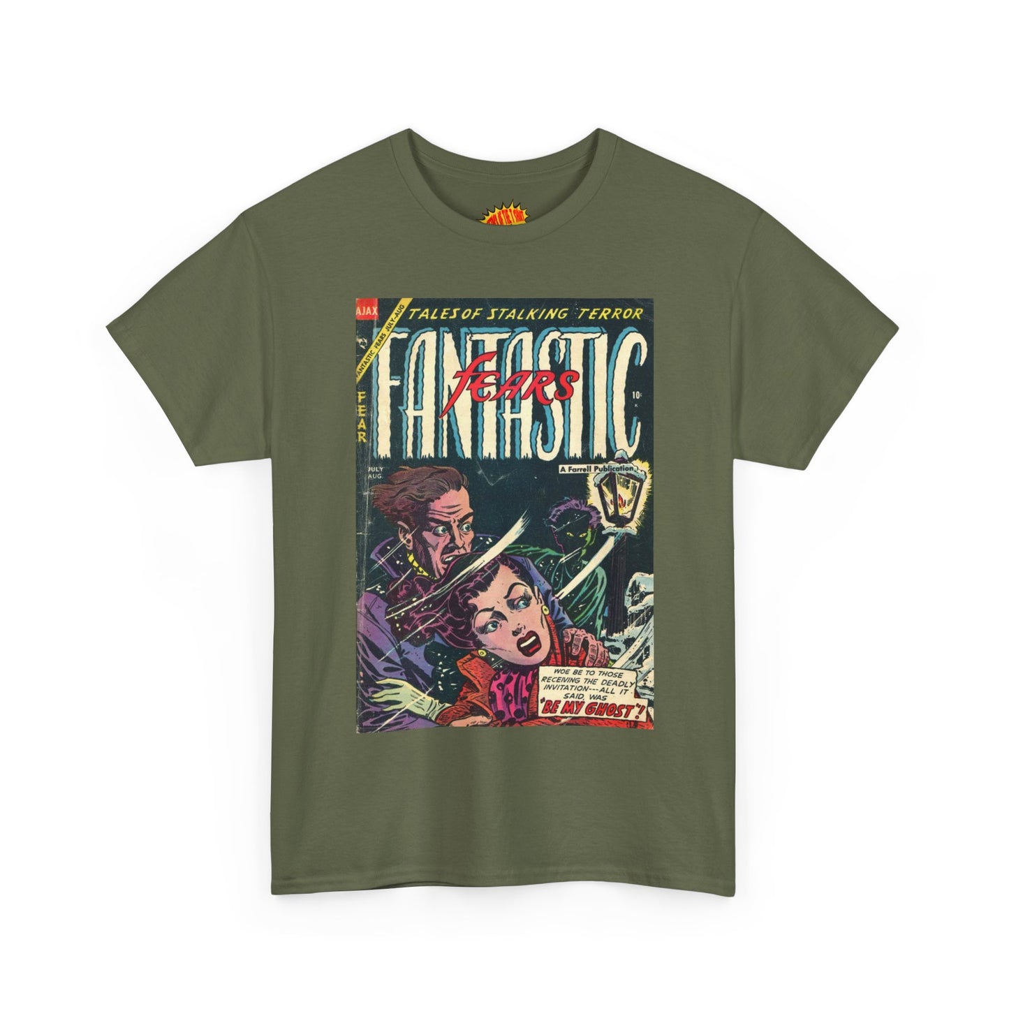 Fantastic Fears July - August Comic Tee Shirt *Multiple Colors*
