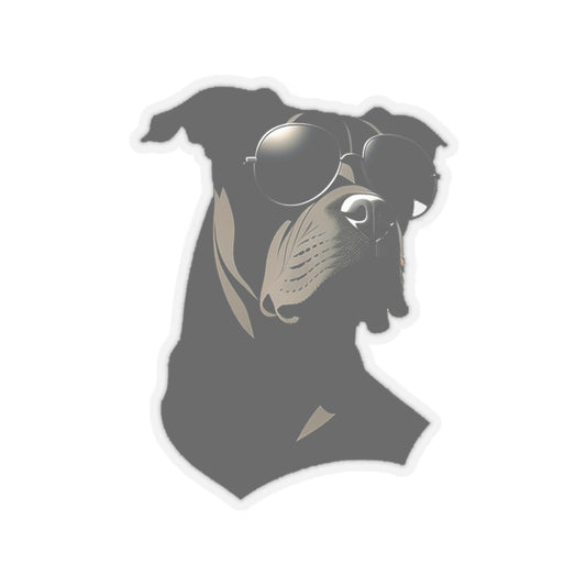 Dog with Sunglasses Stickers