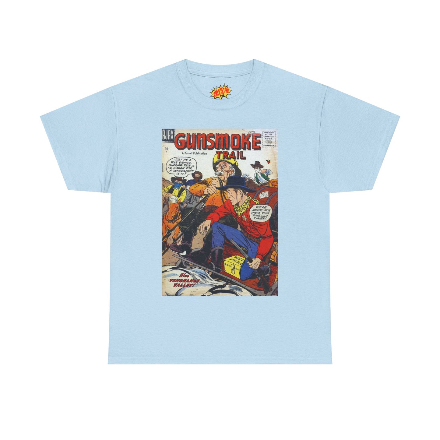 Gunsmoke Trail June Comic Tee Shirt *Multiple Colors*