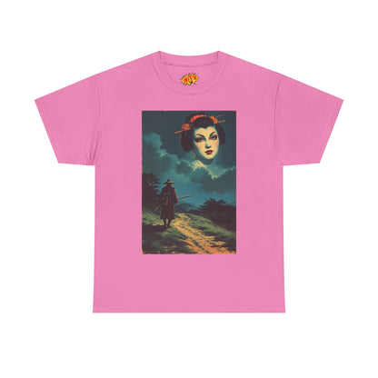 Walking Samurai w/Cloud Woman T-Shirt