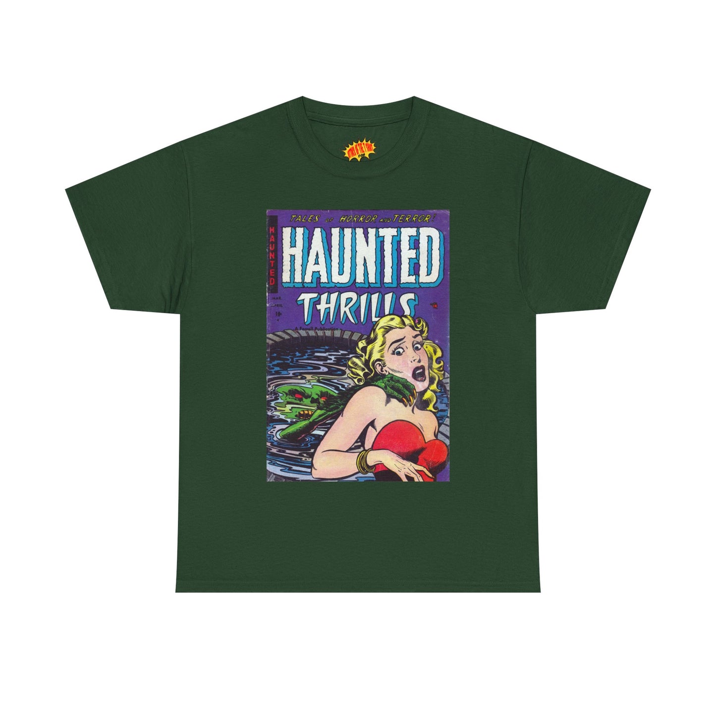Haunted Thrills March - April Comic Tee Shirt *Multiple Colors*