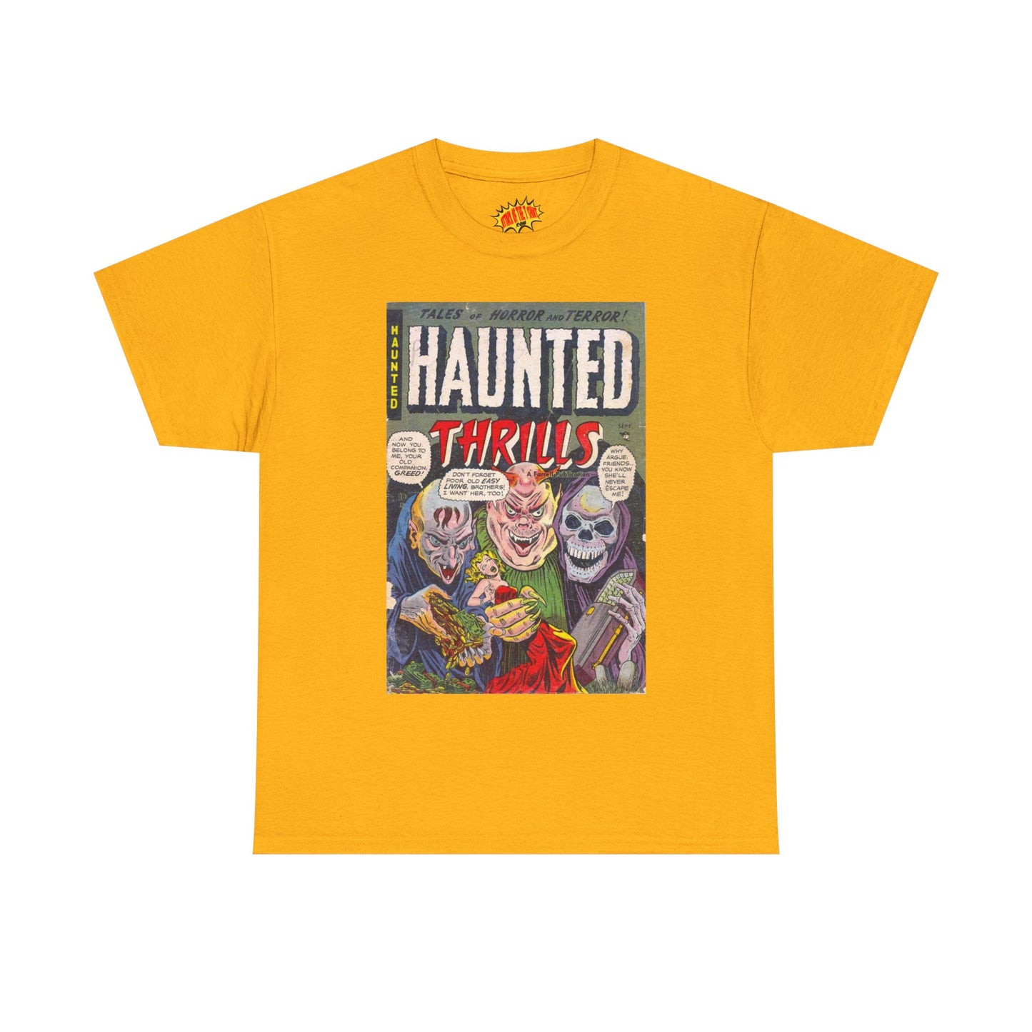 Haunted Thrills September Comic Tee Shirt *Multiple Colors*