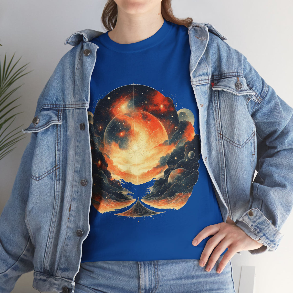 Moonscape w/Clouds Graphic Tee Shirt