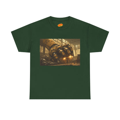 Anime Factory w/Welder & Mech Robot Hand T-Shirt