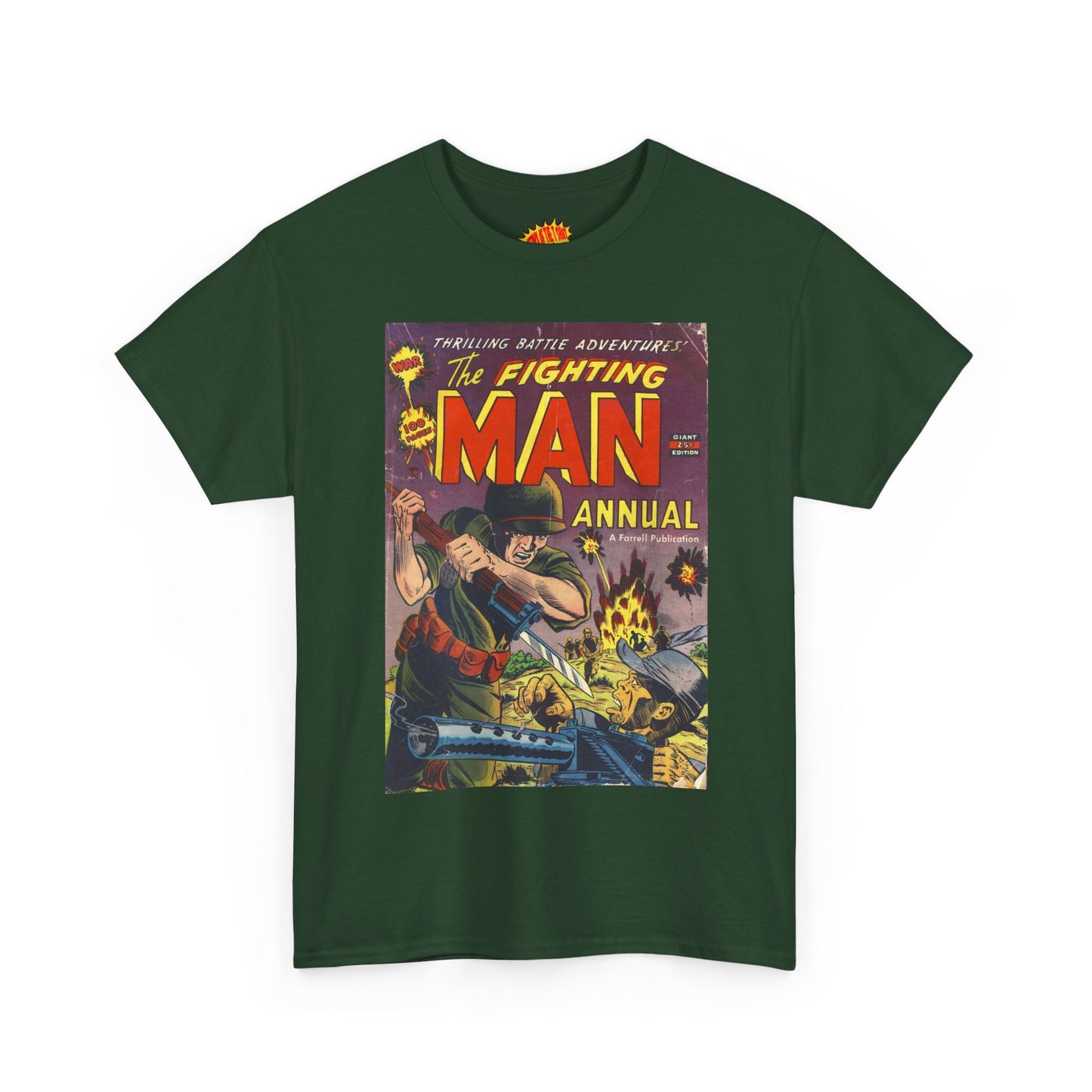 The Fighting Man Annual Comic Tee Shirt *Multiple Colors*