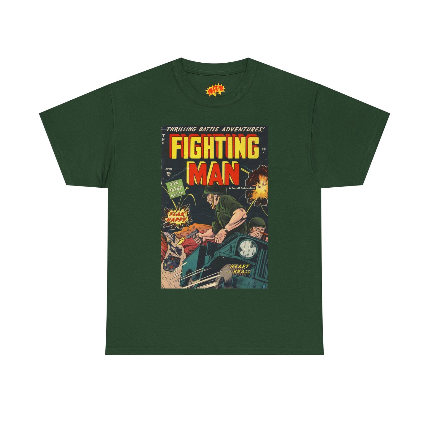 The Fighting Man April Comic Tee Shirt *Multiple Colors*