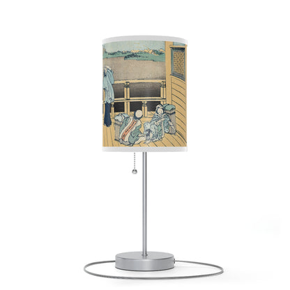 The Sazai Hall by Hokusai Japanese Lamp
