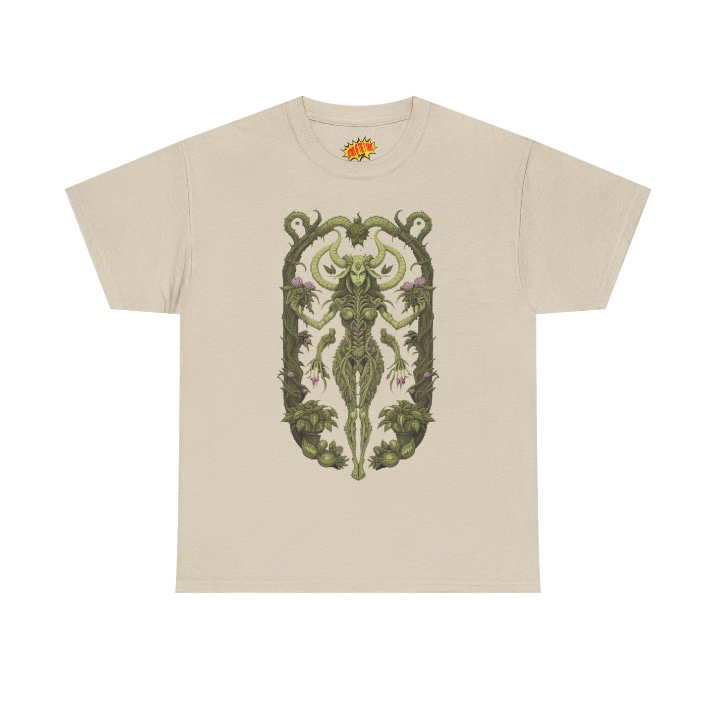 Dryad Flower Succubus Heavy Cotton Forest Dweller Tee Shirt *Multiple Colors*