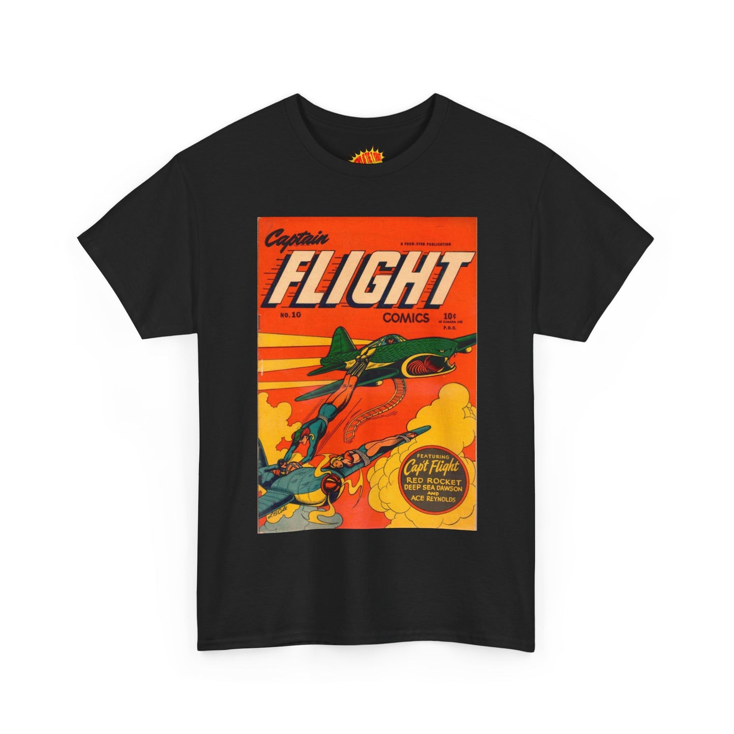 Captain Flight No. 10 Comic Tee Shirt *Multiple Colors*