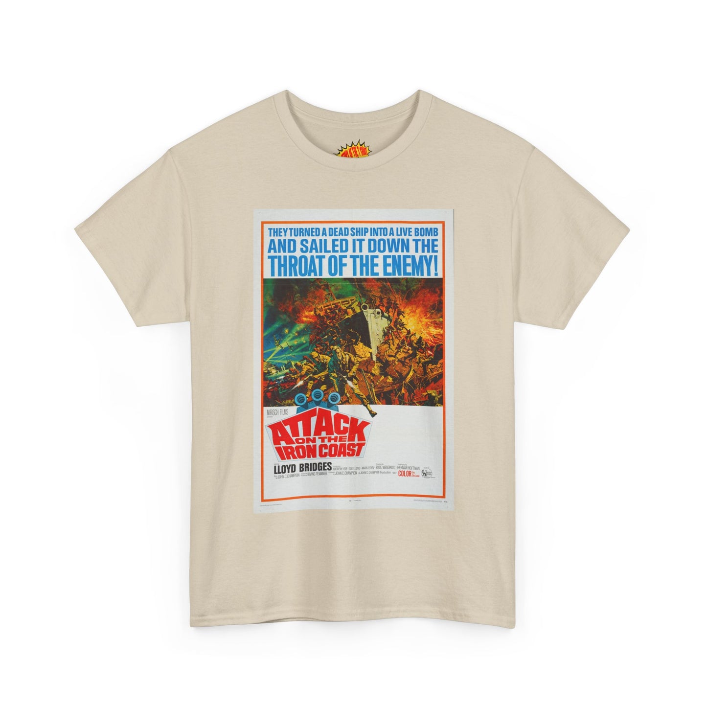 Attack on the Iron Coast Movie Poster T-Shirt *Multiple Colors*