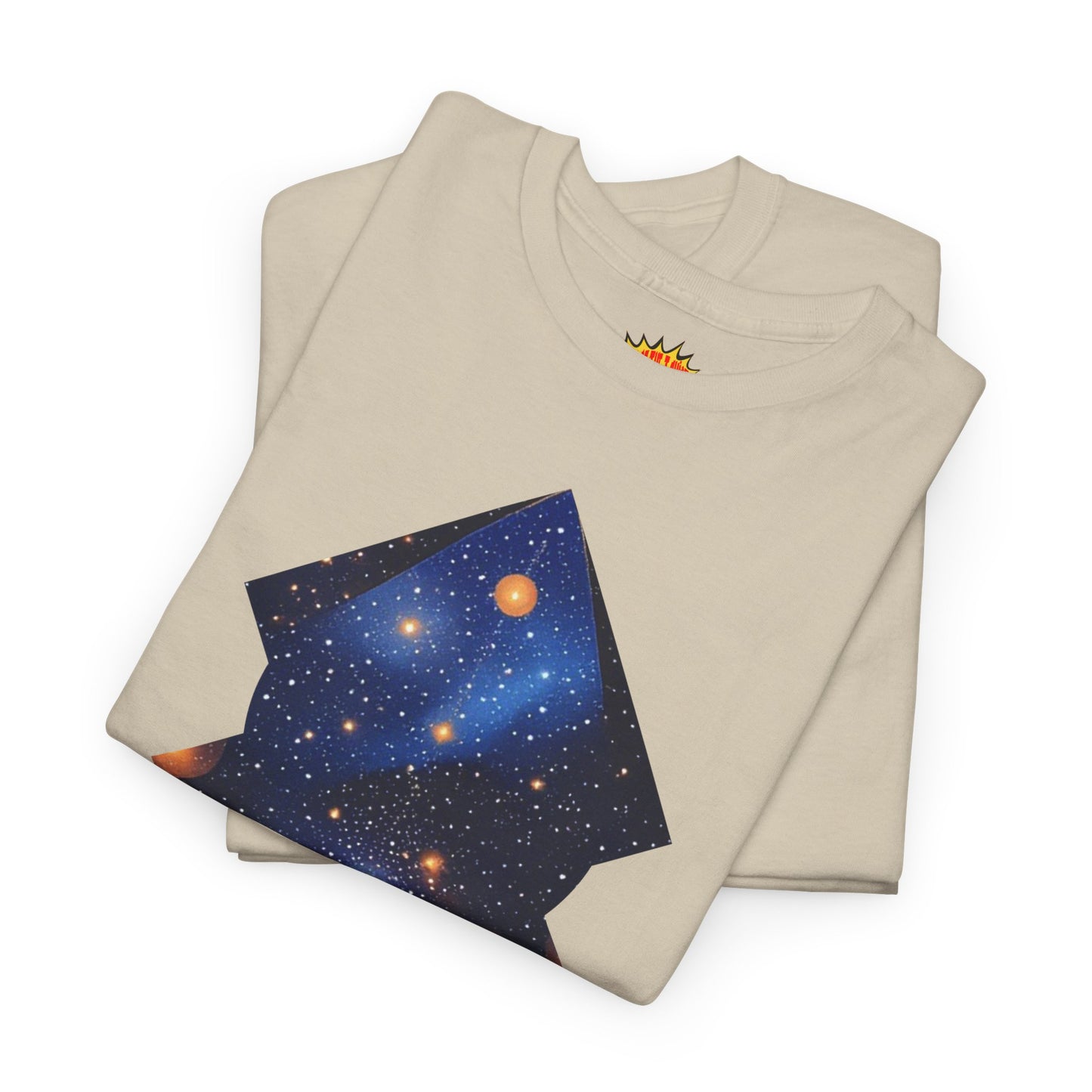 Geometric Shaped Galaxy Graphic Space Art Tee Shirt *Multiple Colors*