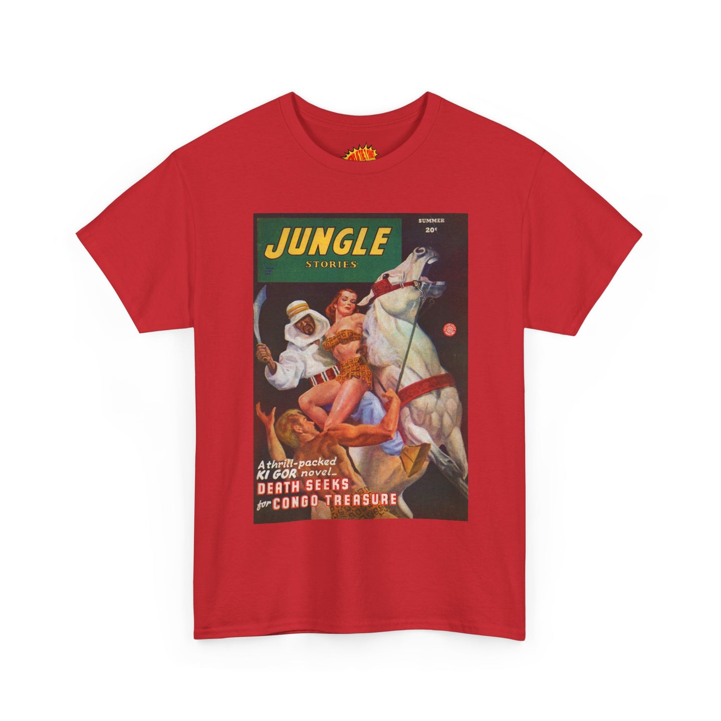 Jungle Stories Summer Comic Tee Shirt *Multiple Colors*