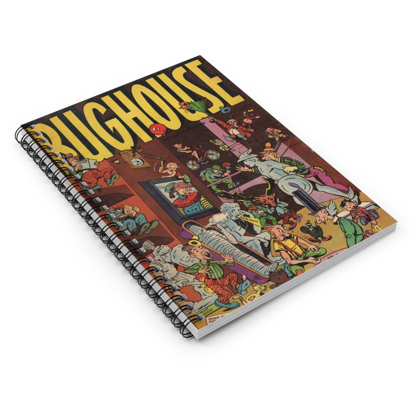 Bughouse March - April Comic Book Cover Notebook