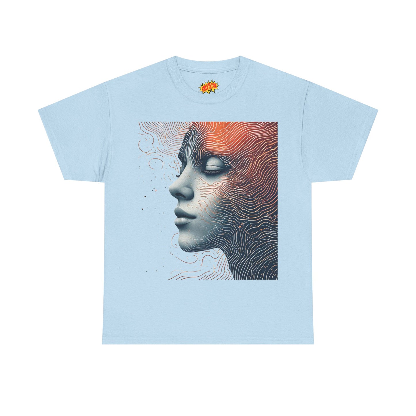 Graphic Art Face Tee Shirt *Multiple Colors*
