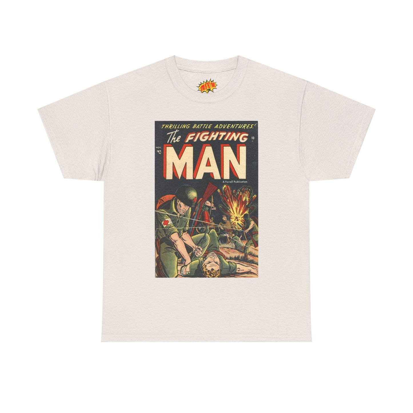 The Fighting Man November Comic Tee Shirt *Multiple Colors*
