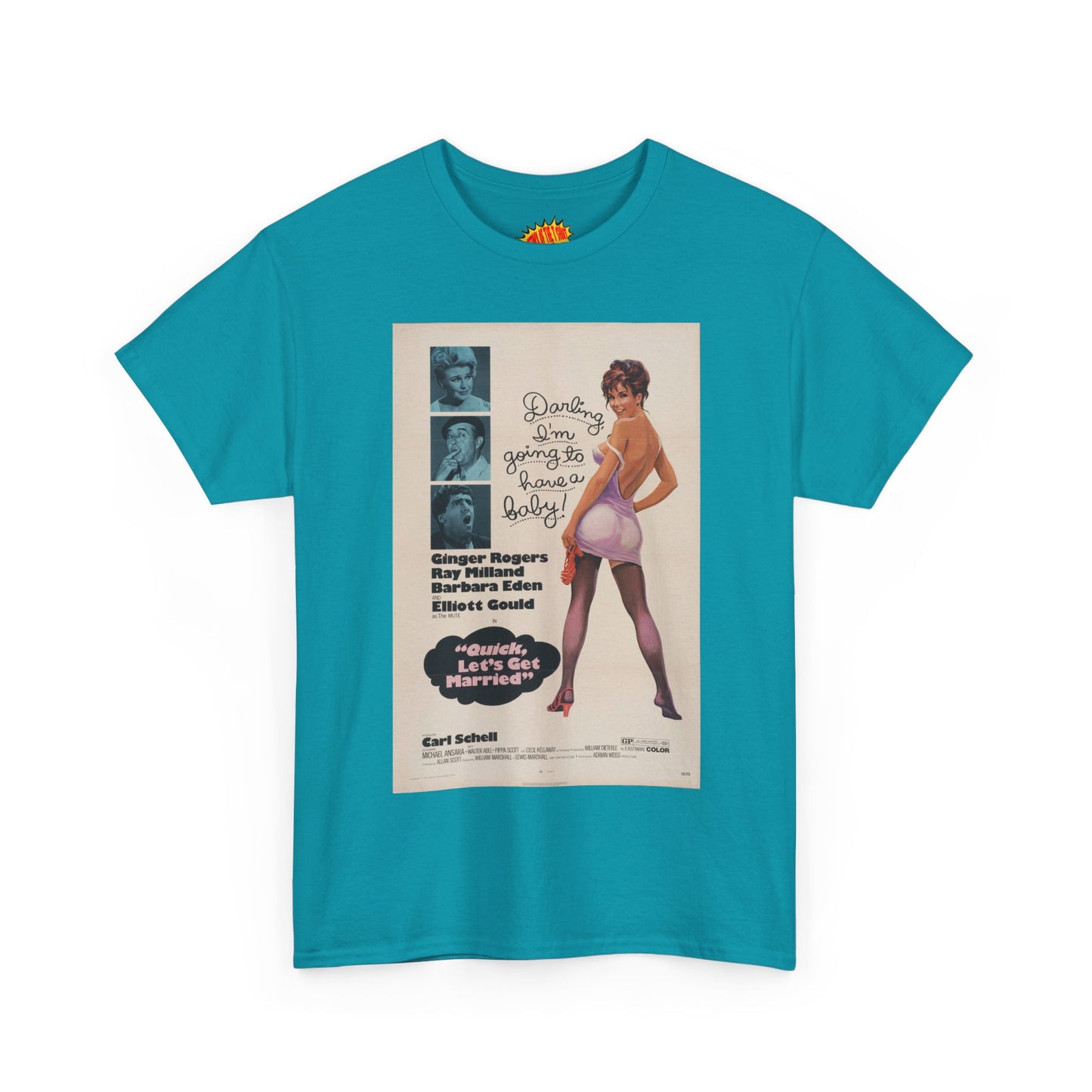 Quick, Let's Get Married Movie Poster T-Shirt *Multiple Colors*