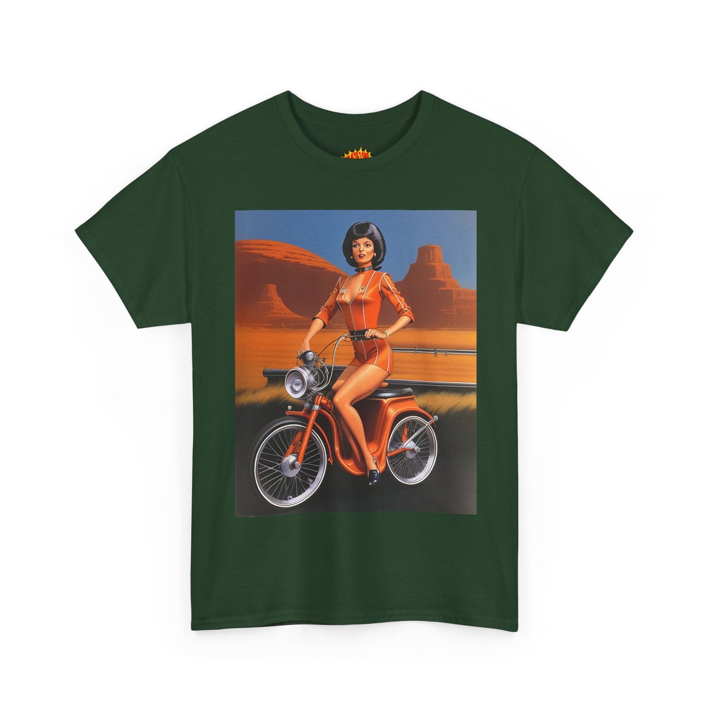 Retro Scooter Lady T-Shirt *Multiple Colors*