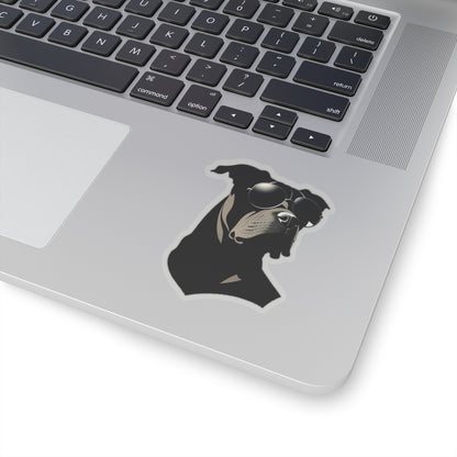 Dog with Sunglasses Stickers