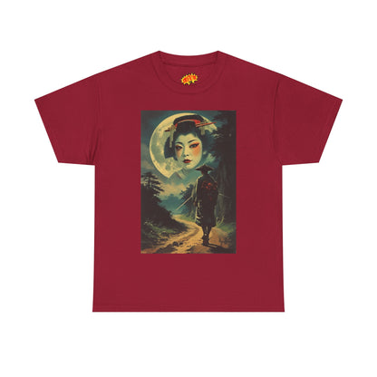 Night Traveller w/Full Moon Geisha T-Shirt