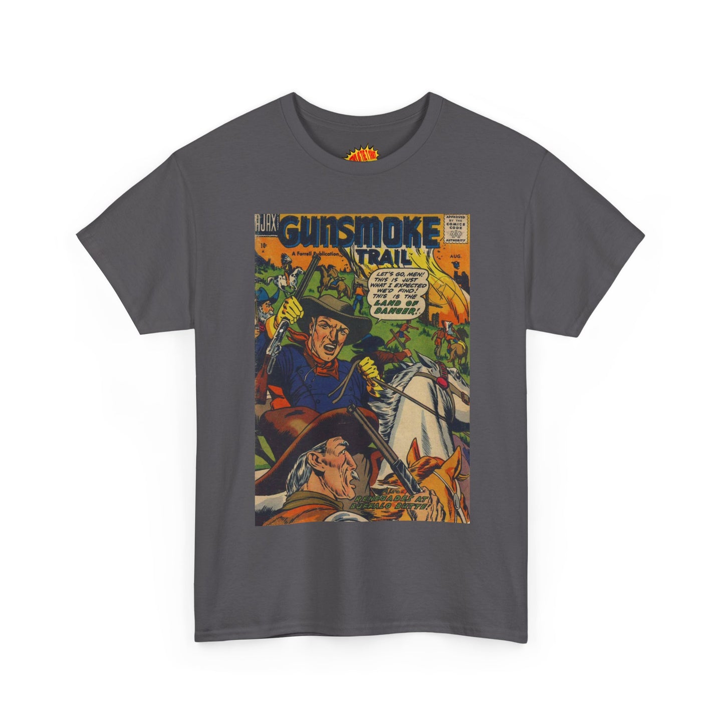 Gunsmoke Trail August Comic Tee Shirt *Multiple Colors*