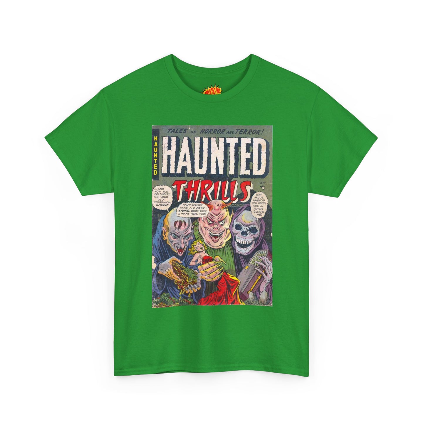 Haunted Thrills September Comic Tee Shirt *Multiple Colors*