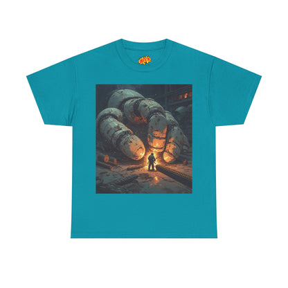 Anime Factory Welder w/Giant Robot Mech Hand T-Shirt