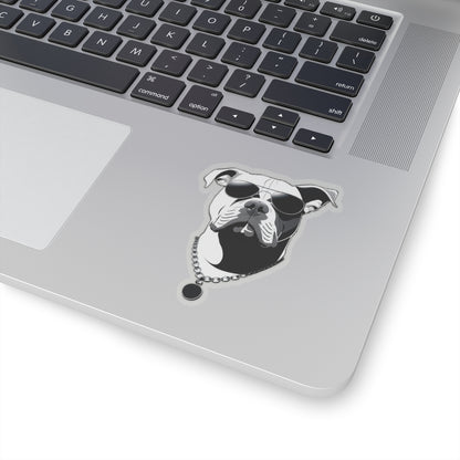 Dog with Sunglasses Stickers