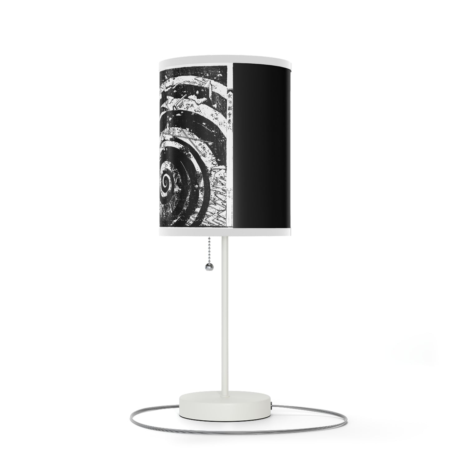 Destruction by Hokusai Japanese Woodcut Lamp