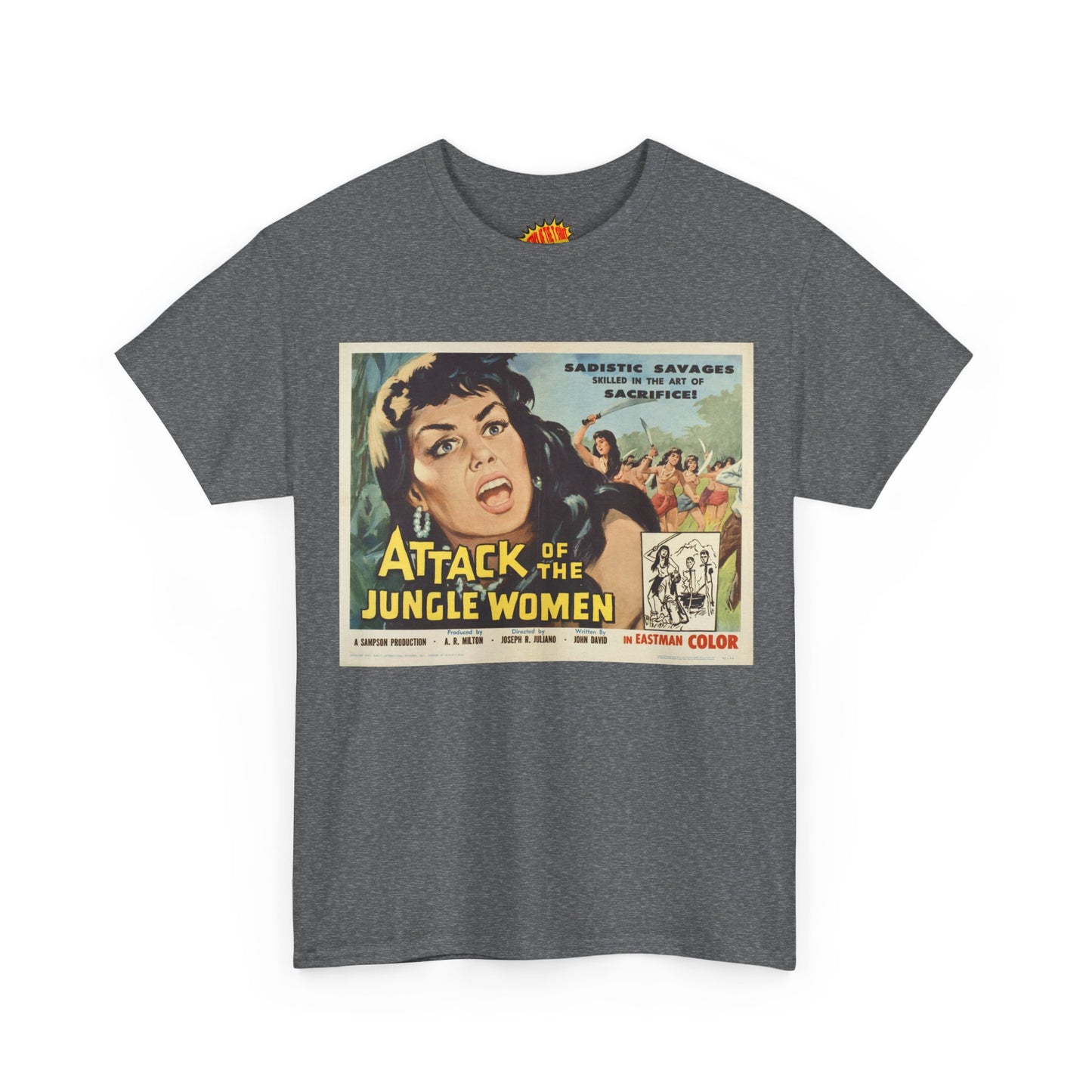 Attack of the Jungle Women Movie Poster T-Shirt *Multiple Colors*
