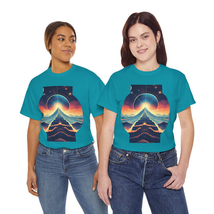 Cosmic Stairway Galaxy Graphic Art Tee Shirt