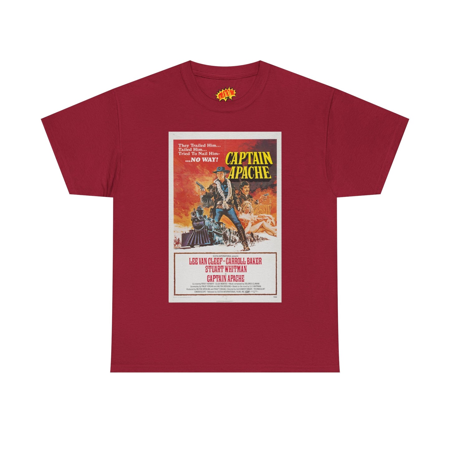Captain Apache Movie Poster T-Shirt *Multiple Colors*