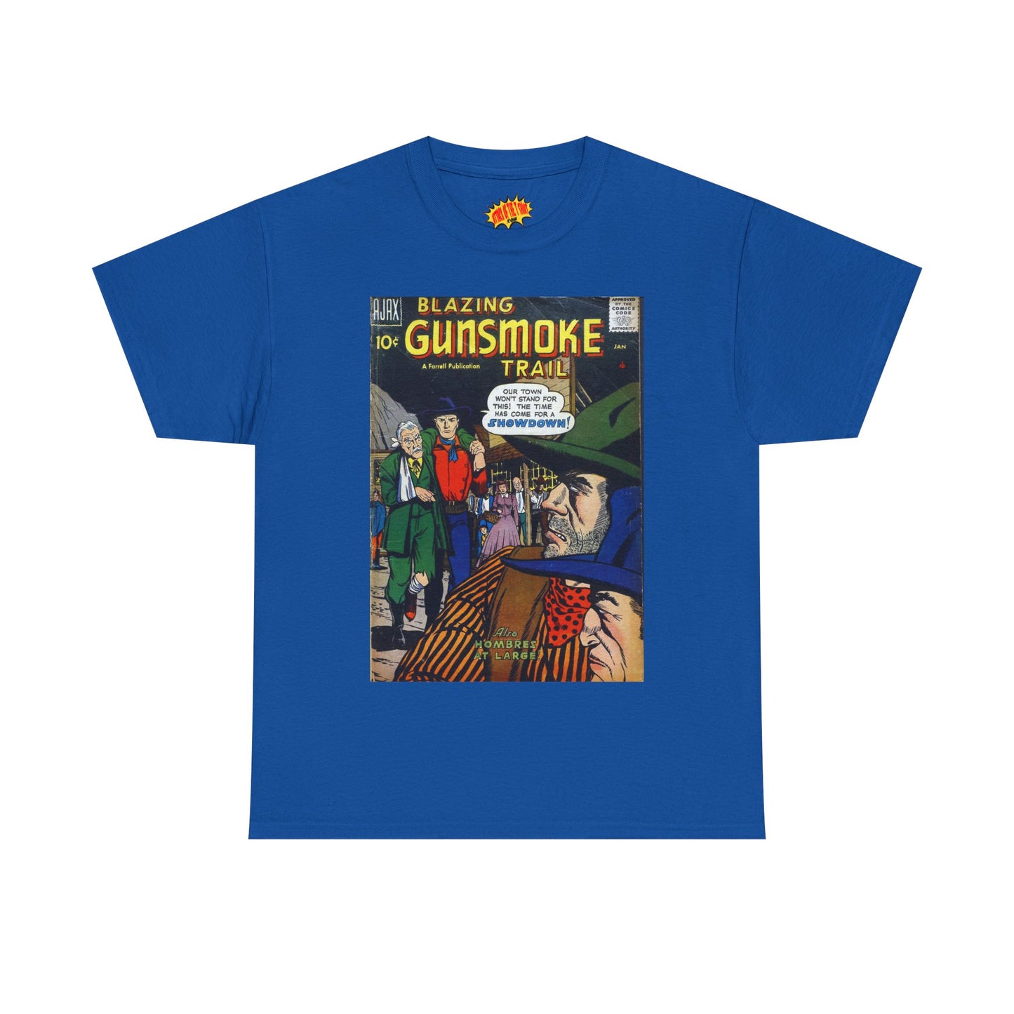 Gunsmoke Trail January Comic Tee Shirt *Multiple Colors*