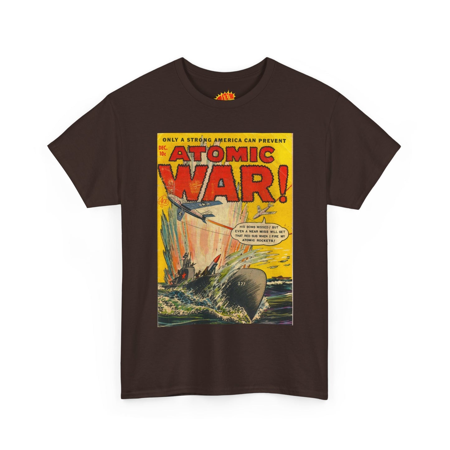 Atomic War Dec. Comic Tee Shirt *Multiple Colors*