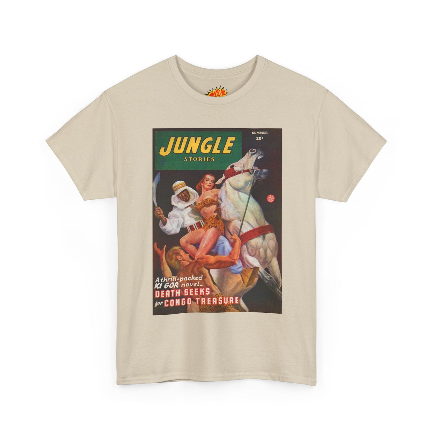 Jungle Stories Summer Comic Tee Shirt *Multiple Colors*