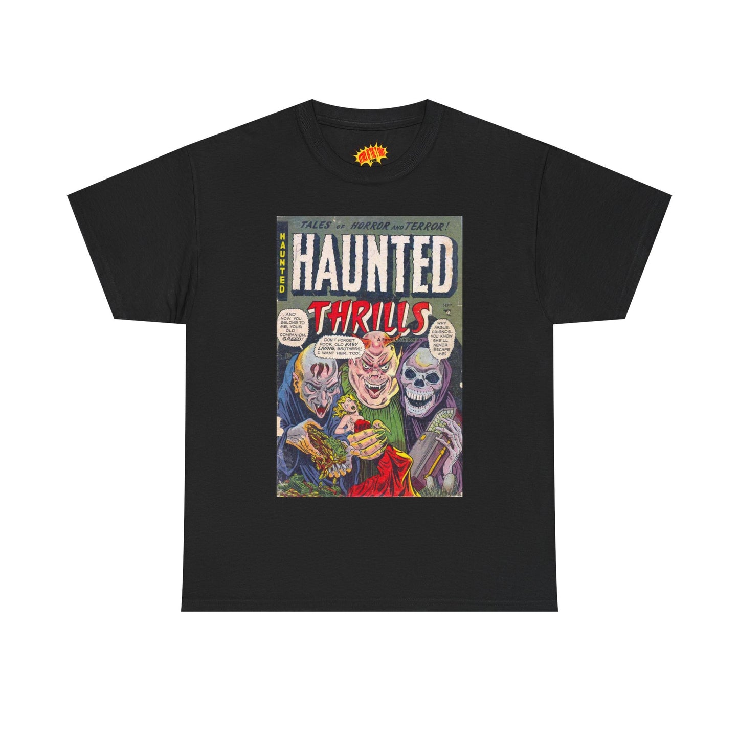 Haunted Thrills September Comic Tee Shirt *Multiple Colors*