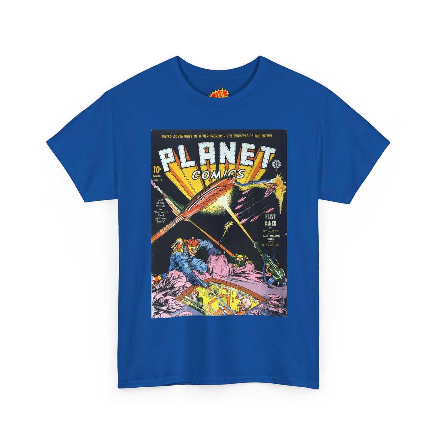Planet Comics #3 - Heavy Cotton Tee *Dark Colors*