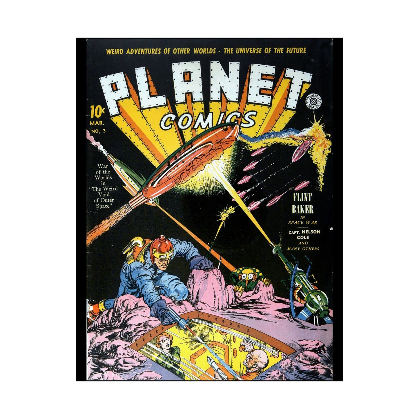 Planet Comics #3 Matte Vertical Posters