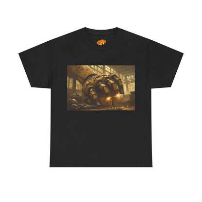 Anime Factory w/Welder & Mech Robot Hand T-Shirt