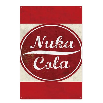 Retro Cola Metal Sign Bar Home Decor Wall Art Tin Poster Restaurant Painting 1