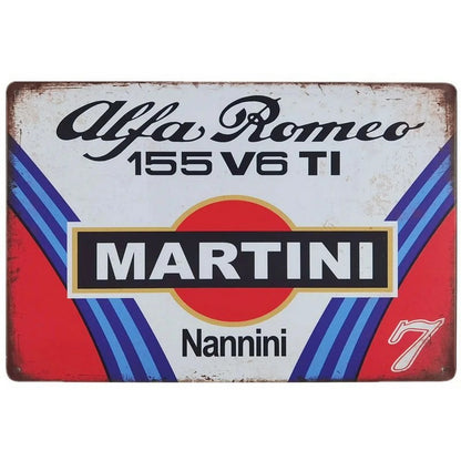 Vintage Racing Metal Signs Wall Decor Bars Retro Art Garage Man Cave Cafe Club 2