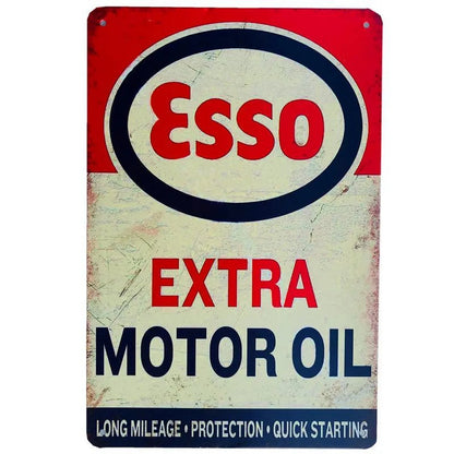 Vintage Racing Metal Signs Wall Decor Bars Retro Art Garage Man Cave Cafe Club 2