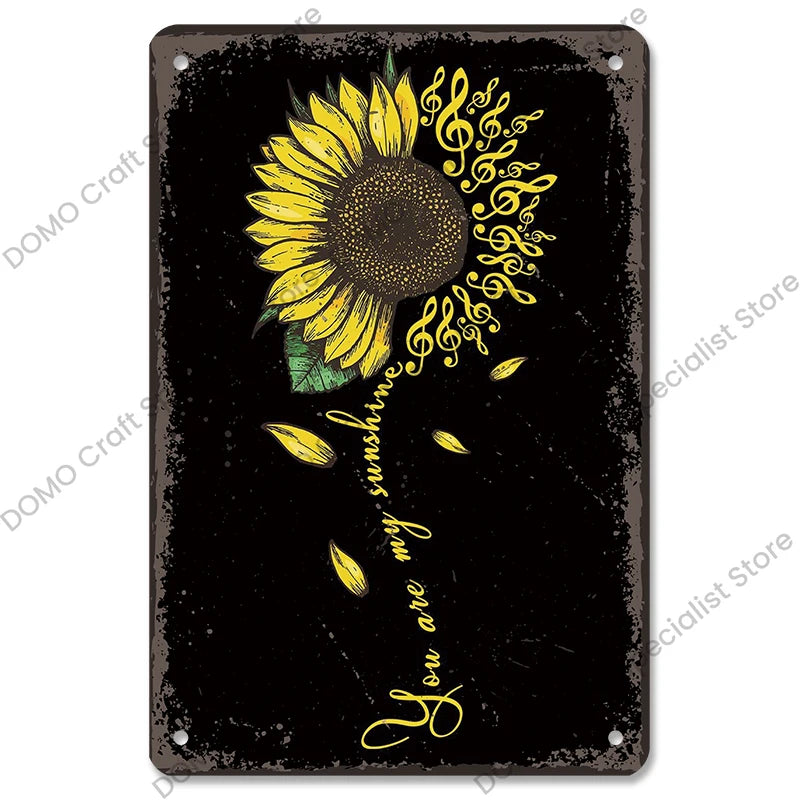 Retro Music Metal Signs Music Guitar Singer Vintage Metal Plate Wall Decor 3