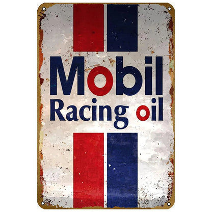 Vintage Racing Metal Signs Wall Decor Bars Retro Art Garage Man Cave Cafe Club 1